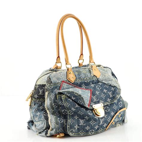 patchwork denim bowly louis vuitton|Louis Vuitton Patchwork Denim Bowly Bag .